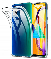 Чехол-накладка BoraSCO Samsung Galaxy M31 силиконовая, прозрачный