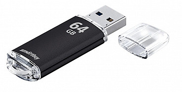 USB Флеш-накопитель Smartbuy V-CUT 64 Гб черный