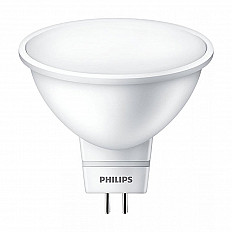 Светодиодная лампа Philips GU5.3 5Вт нейтральный белый свет, упаковка 5 штук