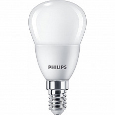 Светодиодная лампа Philips E27 6Вт нейтральный белый свет, упаковка 5 штук