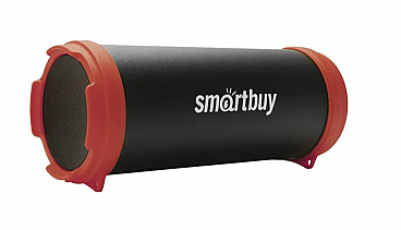 Портативная акустическая система Smartbuy SBS-4300, TUBER MKII 6 Вт, черный-красный