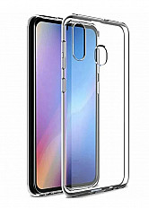 Чехол-накладка BoraSCO Samsung Galaxy A20s силиконовая, прозрачный