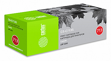 Картридж Cactus CS-C713S для Canon i-Sensys LBP3250, черный