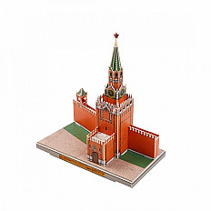 Сборная модель из картона Спасская Башня, Москва в миниатюре №487
