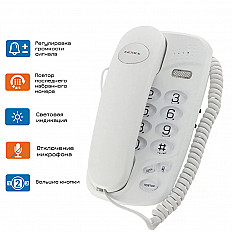 Проводной телефон teXet TX-238 белый