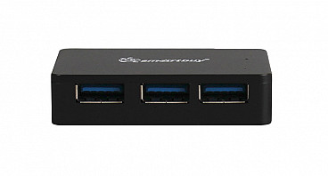 USB 3.0 Хаб Smartbuy 6000, 4 порта (SBHA-6000-K) черный