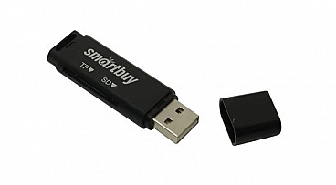 Картридер Smartbuy 715, USB 2.0 - SD/microSD (SBR-715-K) черный