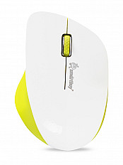 Мышь беспроводная Smartbuy 309AG (SBM-309AG-WL) белый-лимон
