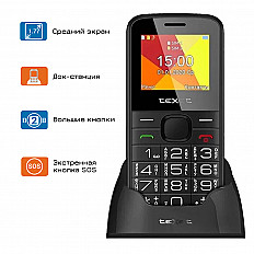 Мобильный телефон teXet TM-B201 черный