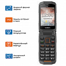 Мобильный телефон teXet TM-D411 черный