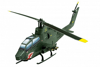 Сборная модель из картона Вертолет "Кобра" (зеленый) №190-1