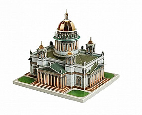 Сборная модель из картона Исаакиевский собор №490, серия "Петербург в миниатюре"