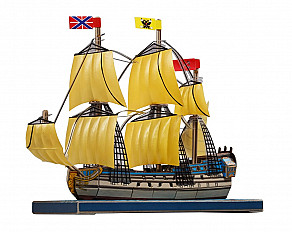 Сборная модель из картона Линейный корабль ПОЛТАВА №611