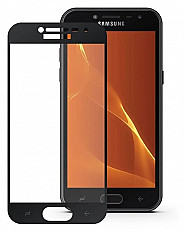 Защитное стекло 3D BoraSCO Samsung Galaxy J4 черный