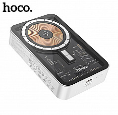 Внешний аккумулятор беспроводной HOCO Q10A MagSafe 20W 10000mAh белый