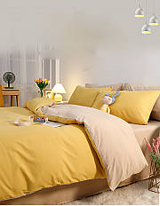Комплект постельного белья Pure полиэстер, 2-х спальный, золотой
