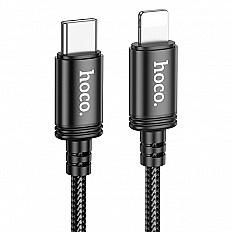 Кабель HOCO X91 USB-C to Lightning 8pin, 20W, 3 метра, черный