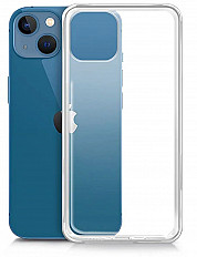 Чехол-накладка Borasco iPhone 13 mini силиконовый, прозрачный