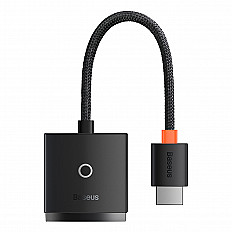 Переходник адаптер Baseus AIRJOY HDMI to VGA , HD 1080P (WKQX010001) черный