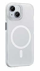 Чехол-накладка HOCO Magnetic Case, DROP PROOF для iPhone 15 белый