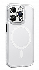 Чехол-накладка HOCO Magnetic Case, DROP PROOF для iPhone 15 Pro белый