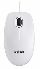 Проводная мышь Logitech B100 белый