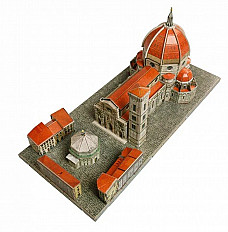 Сборная модель из картона "Италия в миниатюре" Собор Санта-Мария-дель-Фьоре №607