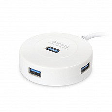 USB HUB, хаб 3.0 Smartbuy на 4 порта (SBHA-7314-W) белый