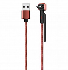 Кабель OLMIO STAND Micro USB 2.1A "быстрая зарядка" (039504) красный