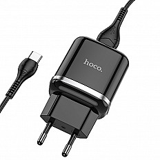 Сетевое зарядное устройство HOCO N3 18W Type-C "быстрая зарядка" черный