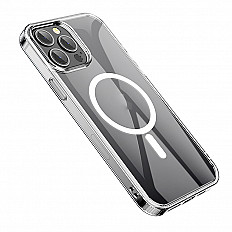 Чехол-накладка HOCO Magnetic Case iPhone 15 Pro прозрачный
