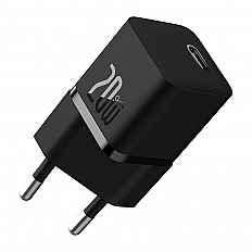 Сетевое зарядное устройство Baseus 20W GaN5 (mini) USB-C, быстрая зарядка (CCGN050101) черный