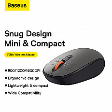 Беспроводная мышь Baseus F01A TRI-MODE (B01055502833-00) серый