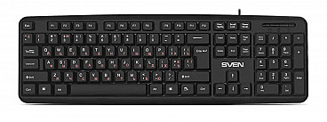 Клавиатура проводная SVEN KB-S230 черный