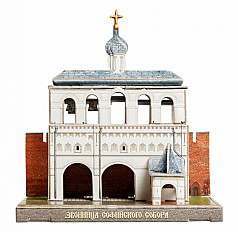 Сборная модель из картона Звонница Софийского собора, Великий Новгород в миниатюре №491