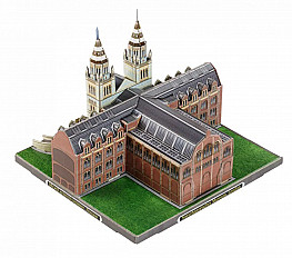 Сборная модель из картона Музей Естествознания, Лондон, Музеи мира в миниатюре №588