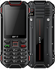 Мобильный телефон WIFIT WiRug F1 черный-красный