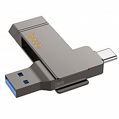 USB 3.2 - USB-C Флеш-накопитель HOCO UD15 256 ГБ серый