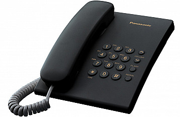 Проводной телефон Panasonic KX-TS2350RU черный