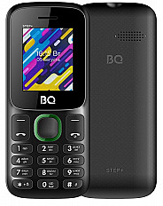 Мобильный телефон BQ 1848 STEP+ черный-зеленый