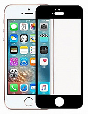 Защитное стекло 3D iPhone 5 черный