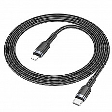 Кабель HOCO U117 USB-C to Lightning 8pin, 1.2 метра, черный