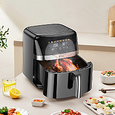 Аэрогриль HOCO HE20 Air Fryer 8 литров, 1700W, черный