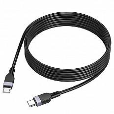 Кабель HOCO X109 60W, USB-C to USB-C, 2 метра, черный