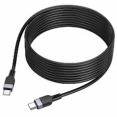 Кабель HOCO X109 60W, USB-C to USB-C, 3 метра, черный
