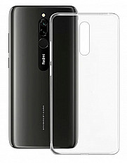 Чехол-накладка BoraSCO Xiaomi Redmi 8 силиконовая, прозрачный