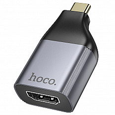 Переходник адаптер HOCO UA33 4K ULTRA HD, USB-C to HDTV, серый