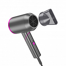 Фен HOCO HP13 Plus Hair Dryer, серый-розовый