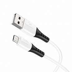 Кабель HOCO X82 Micro USB, 2.4A, 1 метр, белый