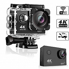 Экшн камера Wi-Fi RX 4K 1080P, 30fps, (H.264) черный